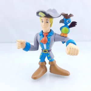 Hanna Barbera Scooby-Doo Fred Pirate Figure Parot - Picture 1 of 7