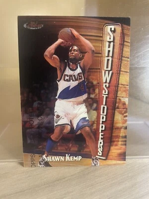 1997-98 Topps Finest Basketball #241 Shawn Kemp Bronze SHOWSTOPPERS - Image 1 of 2