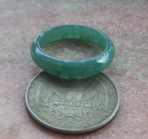 ANILLO círculo de jadeíta natural verde helado certificado video EE. UU. 9 戒指 116139 VS - Imagen 1 de 12
