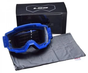 Mascherina Occhiali LS2 Charger Blu X Cross Quad Pit Bike - Imagen 1 de 1