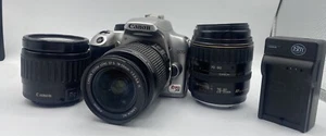 Canon EOS Rebel XS 10.1MP Digital SLR Camera w/ 18-55mm Lens Plus 2 Other Lens - Picture 1 of 15