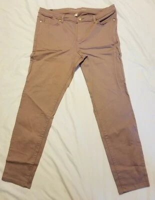 LC Lauren Conrad Talla 16 Rosa Claro Púrpura 5 Bolsillos  Foto 1 de 4