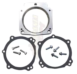 Billet LS 92mm 3 Bolt Intake to 102mm 4 Bolt Throttle Body LS1 Truck Adapter USA - Picture 1 of 9
