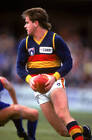 Mark Ricciuto Of The Crows In Action 2 Adelaide Crows Old Photo