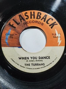 TURBANS: when you dance / let me show you round my heart  7" Single VG+ F62 - Imagen 1 de 1