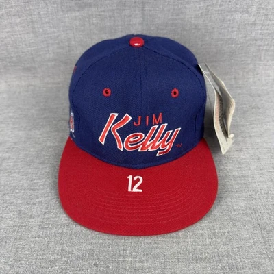 Vintage Jim Kelly Hat Cap Sports Specialties Script Buffalo Bills SnapBack NFL - Image 1 of 4