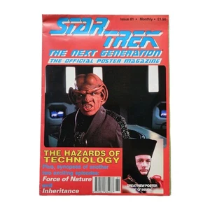 STAR TREK THE NEXT GENERATION THE OFFICIAL POSTER MAGAZINE #81 1994 'Q' Poster - Picture 1 of 6