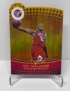 2002-03 Topps Pristine Refractor RC Jay Williams Chicago Bulls 88/99 #55 - Bild 1 von 2