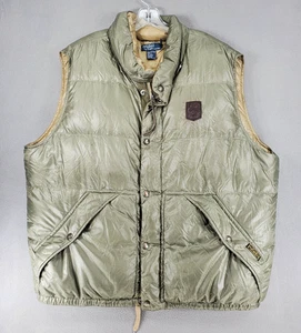 Polo Ralph Lauren Herren XXL Sportsman Gänsedaunen Puffer Weste Vintage 90s Grün - Bild 1 von 9