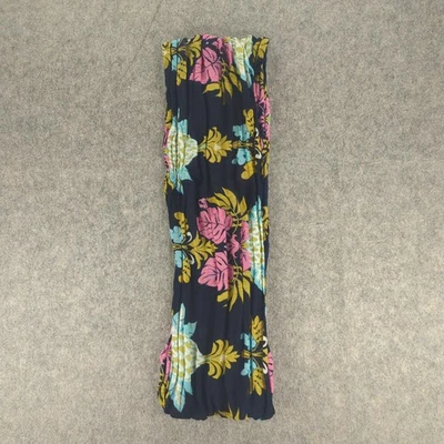 Spartina 449 围巾女式均码海军蓝花卉皱褶轻便披肩 — 第 1/3 张图片