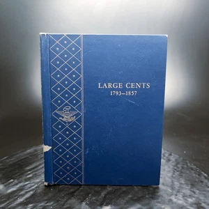Álbum de monedas de centavos grandes Whitman 9401 1793-1857 vintage carpeta libro cobre 1 c - Imagen 1 de 11
