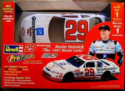 2001 Revell Kevin Harvick #29 模型套件 1:24 技能 1 Goodwrench Pro Finish — 第 1/4 张图片