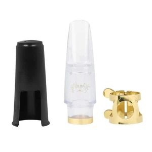 Mouthpiece Set with Metal Ligature Saxophone Strength One Reed Plastic Cap - Picture 1 of 8