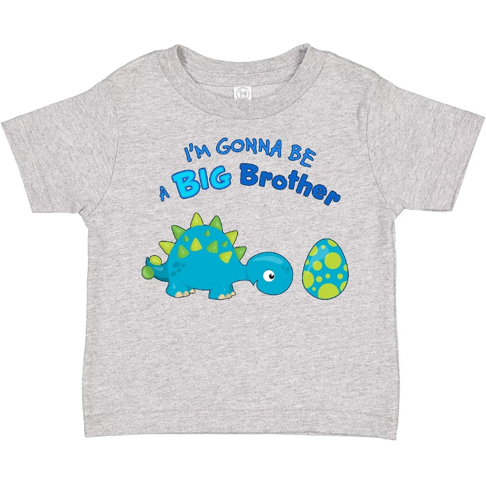 Camiseta Inktastic Happy Dinosaur Future Gran Hermano Niño Anuncio Dino To Foto 1 de 1