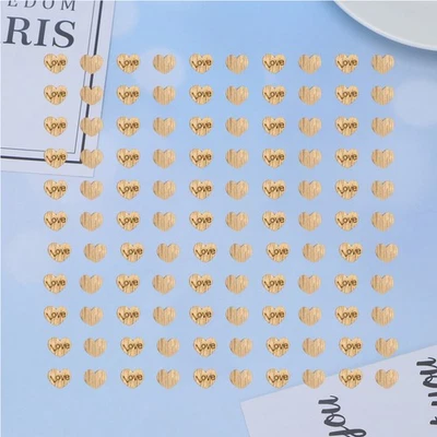  200 PCS Love Wood Chip Decoration Engagement Party Child Wooden Decorations - Image 1 of 4