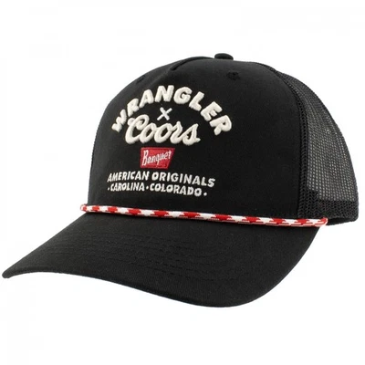 H3 SPORTGEAR Coors X Wrangler American Originals Black Trucker Hat Black
