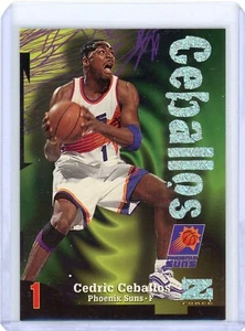 TARJETA "RAVE" CEDRIC CEBALLOS 1997-98 SKYBOX Z-FORCE #69 185/399 - Imagen 1 de 2