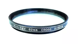 62mm Vivitar Cross Screen Filter - 4 Point Starlight - NEW - Picture 1 of 4