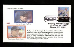 US Postal History Sports Baseball World Series WS Yankees Mets 2000 Bronx NY