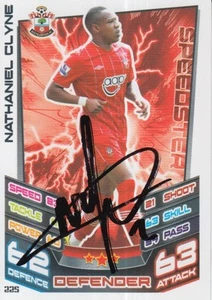 TARJETA ATTAX DE PARTIDO 12/13 FIRMADA A MANO NATHANIEL CLYNE 2012/2013. - Imagen 1 de 1