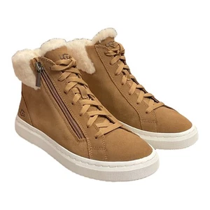 UGG Women's Alameda Mid Zip Ankle Bootie Shoes Chestnut Brown Sz 6 (1130783) - Picture 1 of 6