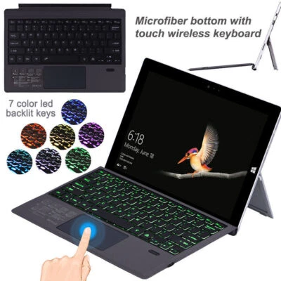 Type Cover Slim Keyboard For Microsoft Surface Pro 7/6/ 5 2017 /Pro 4/3 12.3" UK - Image 1 of 4
