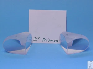 2x Optisches Prisma 90°, Umlenkprisma, Reflexionsprisma (Glas, 53 x 37 x 27 mm) - Bild 1 von 12