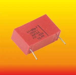 51100 pF 51.1 nF 250 V 1 % LOTE DE 2 CONDENSADORES DE POLIESTIRENO UNITRA MIFLEX KSF-022 - Imagen 1 de 2