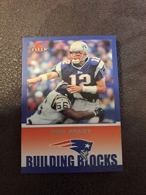2002 Fleer Tom Brady Building Blocks #256 New England Patriots Super Bowl Champ  - Image 1 of 2