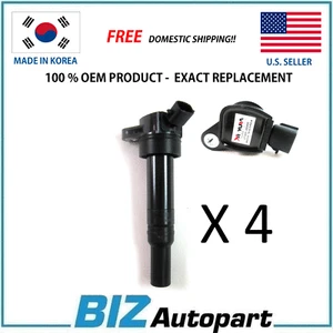 4 PCS OEM Ignition Coils for 11-21 HYUNDAI 12-19 KIA 1.8L 2.0L Model 27300-2E000 - Picture 1 of 4