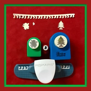 Fiskars CUELGA TU MEDIA SANTA, ÁRBOL, CALCETÍN Punzones......... ¡lindo conjunto! - Imagen 1 de 6