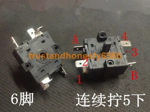 1pcs HUA LI LAI FZ31-9 Rotary Switch 6 Pins 16A 250V / 13A 125V AC T125/55 - Picture 1 of 1