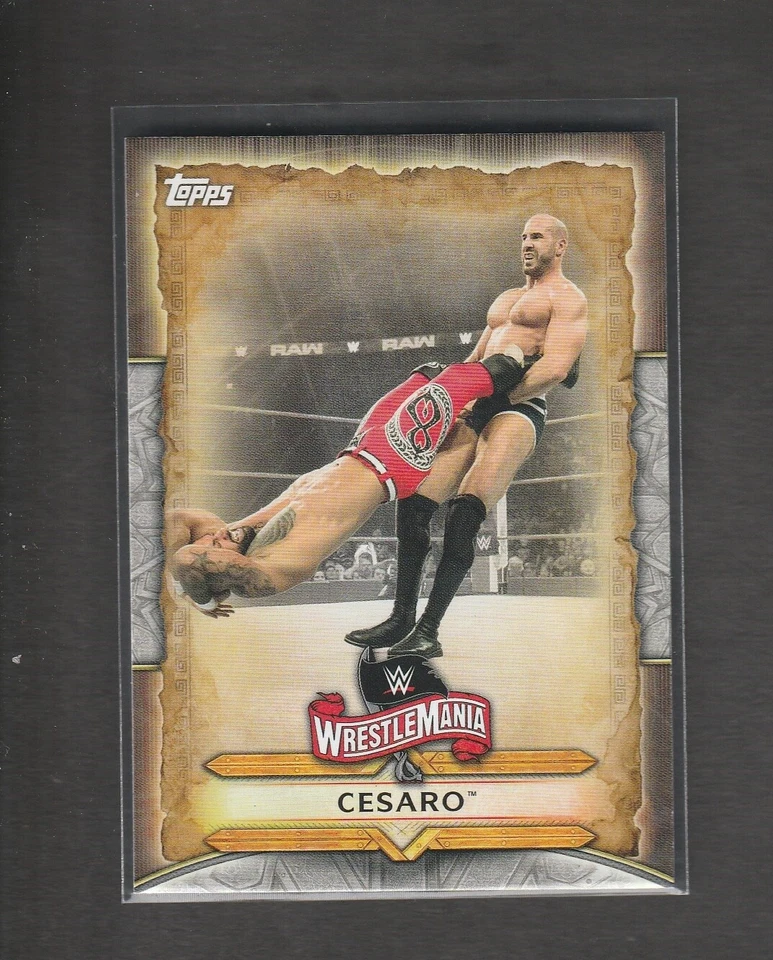 CESARO  #WM-18 2020 WRESTLEMANIA  ROSTER CARD NICE!**** Foto 1 de 1