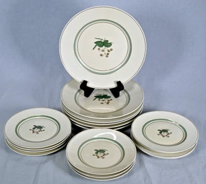 Set (17) Vintage 1930-60 Royal Copenhagen Quaking Gras Teller - Bild 1 von 8