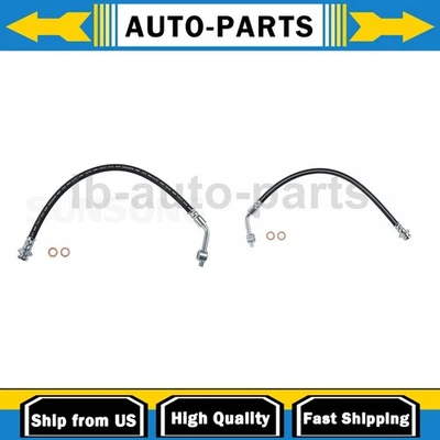 2X Manguera de línea de freno delantero Sunsong para Nissan Frontier 1998 1999 2000 2001 Foto 1 de 4