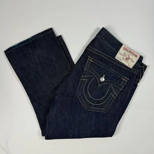 True Religion Ricky Jeans Men’s Size 40 Relaxed Straight Made in USA Vintage Y2K - Picture 1 of 9