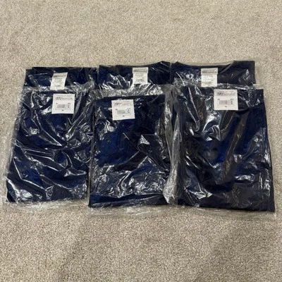 NWT Lot Of 3 Sets Uniform Advantage UA Scrubs Unisex Navy Blue Tops Bottoms M - Image 1 of 4