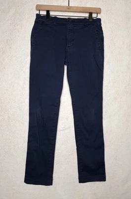 Pantalones chinos ajustados Abercrombie para niños azul marino elásticos 15/16 Foto 1 de 4