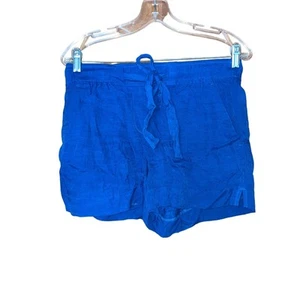 Loft Shorts Blue Pockets Drawstring Waist Size XS - Picture 1 of 8