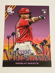 2024 Topps Big League Baseball Good Vibrations - Noelvi Marte RC - Reds - Picture 1 of 2