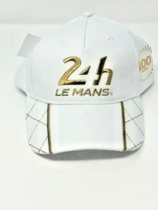 Limited Edition 100 Year Centennial 24h Le Mans White Racing Cap From France - Picture 1 of 9