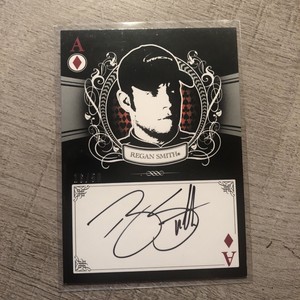 REGAN SMITH 2009 PRESS PASS MAIN EVENT AUTOGRAPH AUTO 16/50 SIGNED