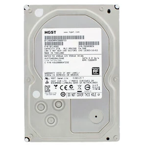 Festplatte HGST 2TB HUS724020ALE640 7200U/min 64MB Sata III 3,5" Zoll - Picture 1 of 5