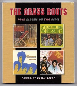 Grass Roots - Four Albums on Two CD's, 47 Titel 1966 - 1969 / UK BGO CD Neuware - Bild 1 von 2
