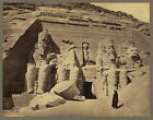 Abou Simbel,Colossal figures,Ramses II,Great Temple,Abe Sunbul,Egypt,Frith,c1856