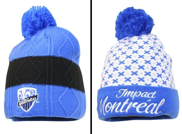Mujeres Damas (Adidas) MLS Montreal Impact FC Pom Top Pelota Invierno Sombrero Gorra Gorro Foto 1 de 1