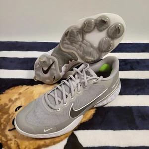 Tacchetti da baseball Nike Alpha Huarache 3 Elite low metal grigi da uomo taglia 9 CK0746-002 - Foto 1 di 7