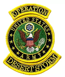 U.S. Army Operation Desert Storm 3-Piece Full Color Patch (Gulf War) USA-1 - Bild 1 von 4