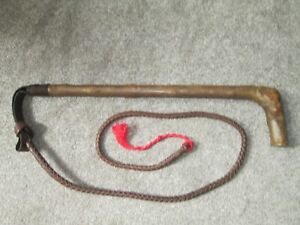  Equestrian Hunting hazel Kennel hunting whip with strong shaft & lash