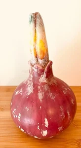 Enesco 1999 seltene rote Zwiebelfigur 7,5 cm hoch Gemüse Bauernhaus Deko - Bild 1 von 4